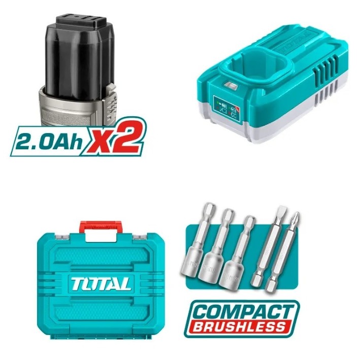 Mașină de înșurubat Total Tools TIRLI16178