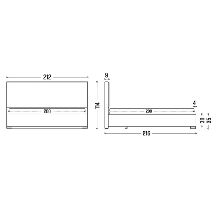 Кровать My-Style Kira 200x200 P05D20M20