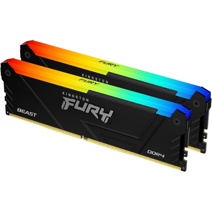 Оперативная память Kingston Fury Beast 64Gb DDR4-3600MHz Kit (KF436C18BB2AK2/64)