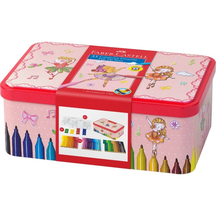 Раскраска для детей Faber-Castell Connector Ballerina 155534