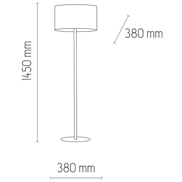 Lampadar Tk-Lighting Reno 5428 White