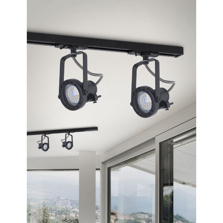 Corp de iluminat cu sina Tk-Lighting Tracer 4066 Black