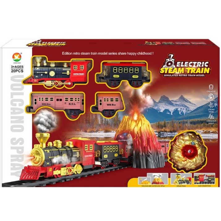 Детская игровая дорога ChiToys Electric Steam Train (699-52A)