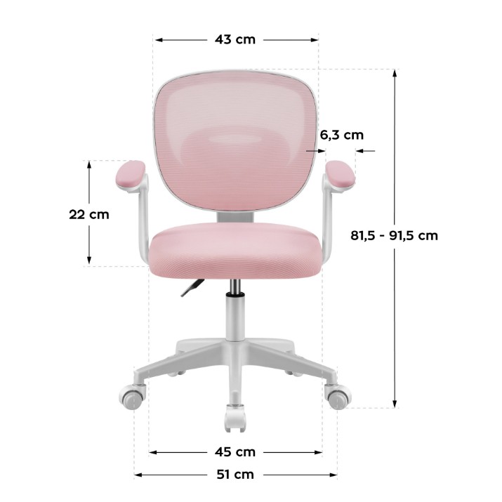 Детское кресло Mark Adler Junior 3.0 Pink