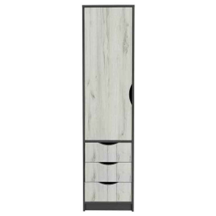 Dulap-Penal Închis Yasen Disney Graphite Gray/Oak Craft White