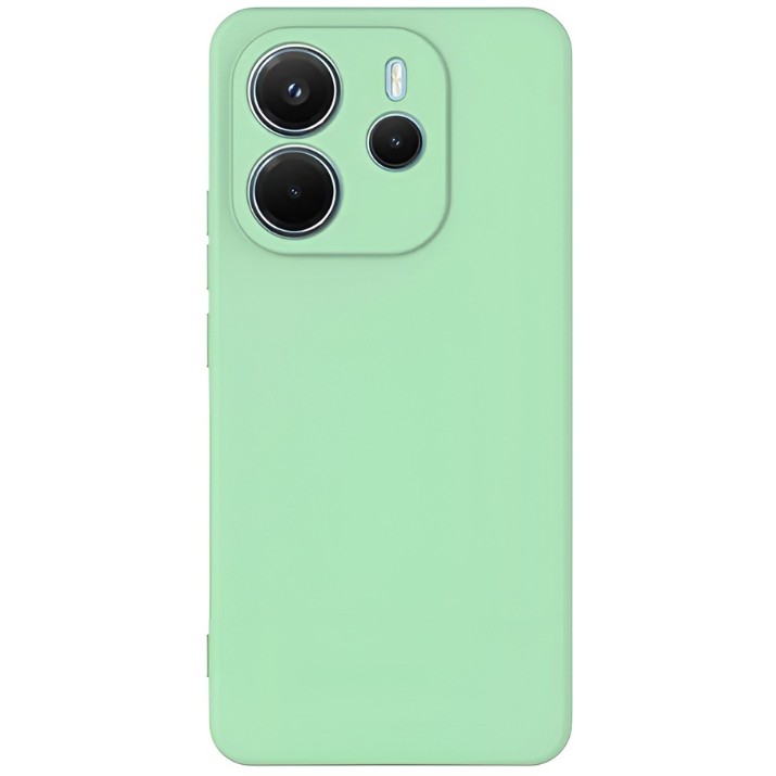 Чехол WOO Liquid Silicone Xiaomi Redmi Note 14 5G Green (WOOLSCXRN14GR)