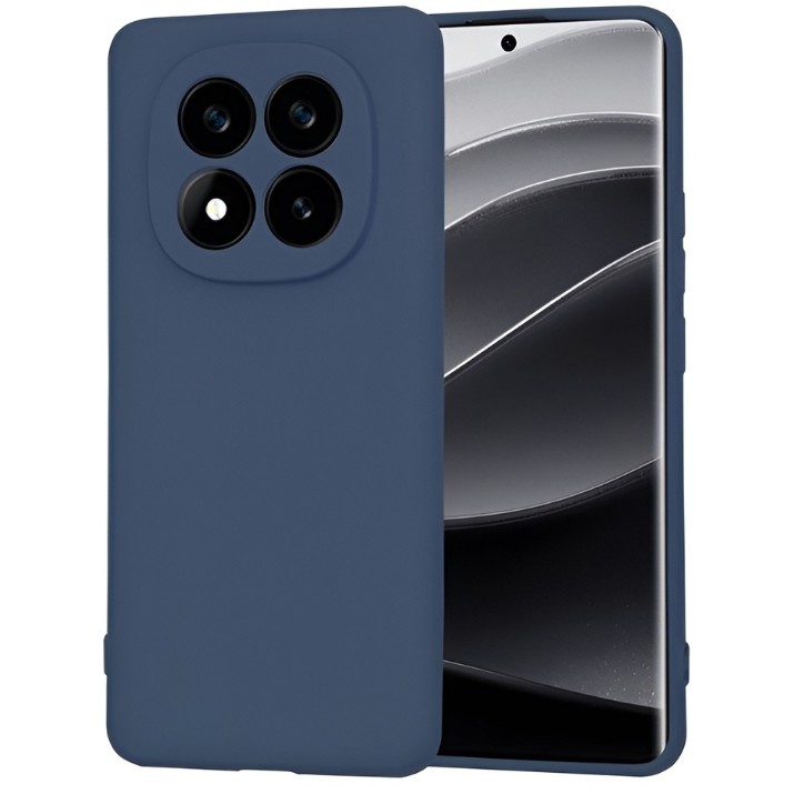 Чехол WOO Liquid Silicone Xiaomi Redmi Note 14 Pro 4G Blue (WOOLSCXRN14P4BL)