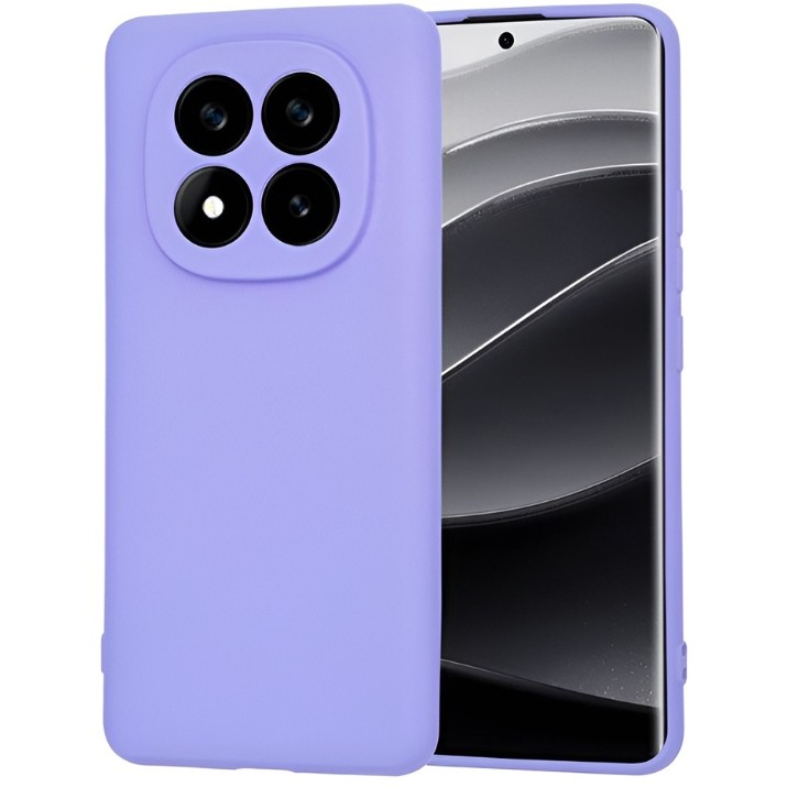 Чехол WOO Liquid Silicone Xiaomi Redmi Note 14 Pro 4G Purple (WOOLSCXRN14P4PL)