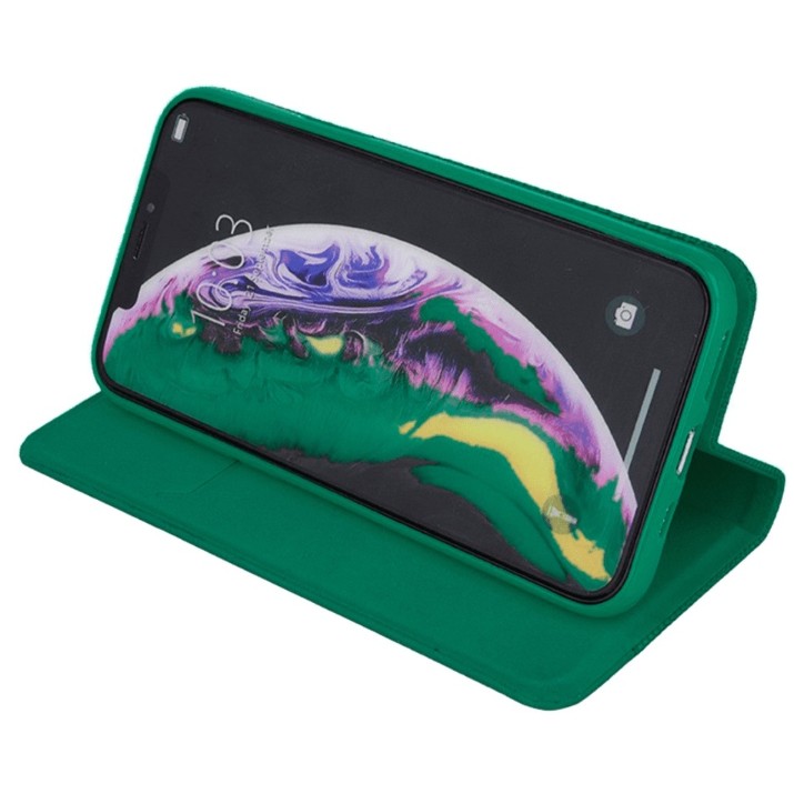 Чехол WOO Shell Flip Nylon Xiaomi Redmi Note 14 5G Green (WOOCSFNYXRN14GR)
