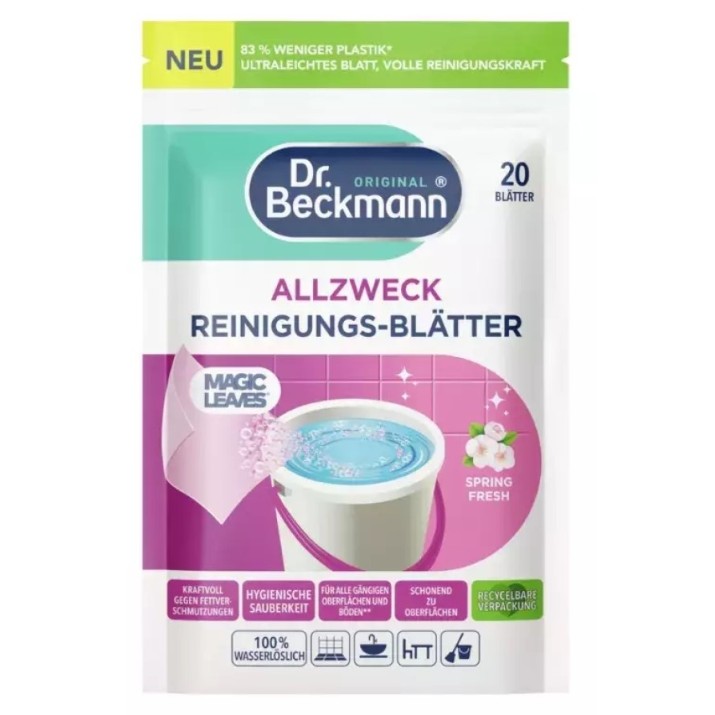 Средство для очистки покрытий Dr. Beckmann Allzweck Spring Fresh 20pcs