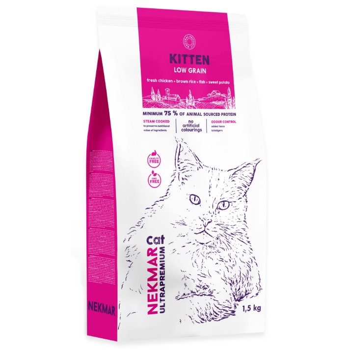 Сухой корм для кошек Nekmar Kitten 1,5 kg
