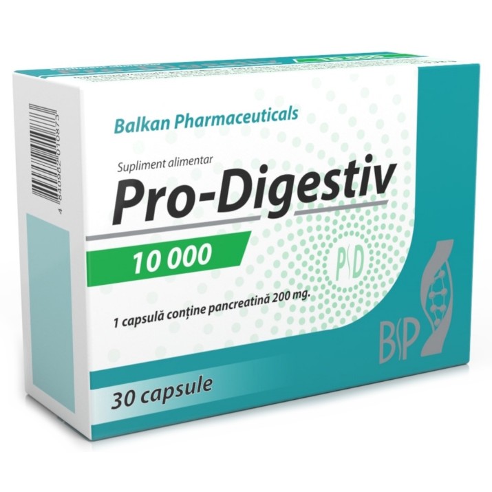 Пищевая добавка Balkan Pharmaceuticals Pro-Digestiv 10000 30cap