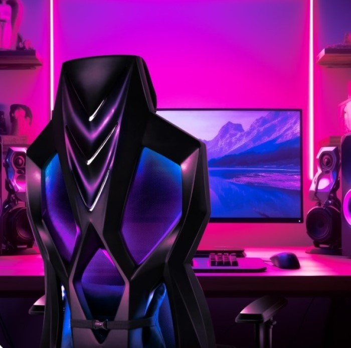 Геймерское кресло Huzaro Combat 6,2 RGB Black
