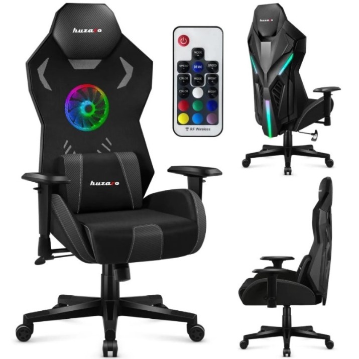 Геймерское кресло Huzaro Combat 7,6 RGB Black