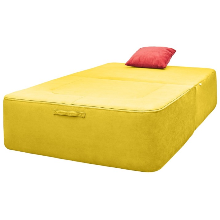 Fotoliu extensibil Edka Vega 100x200x40 M13 Sunny Yellow