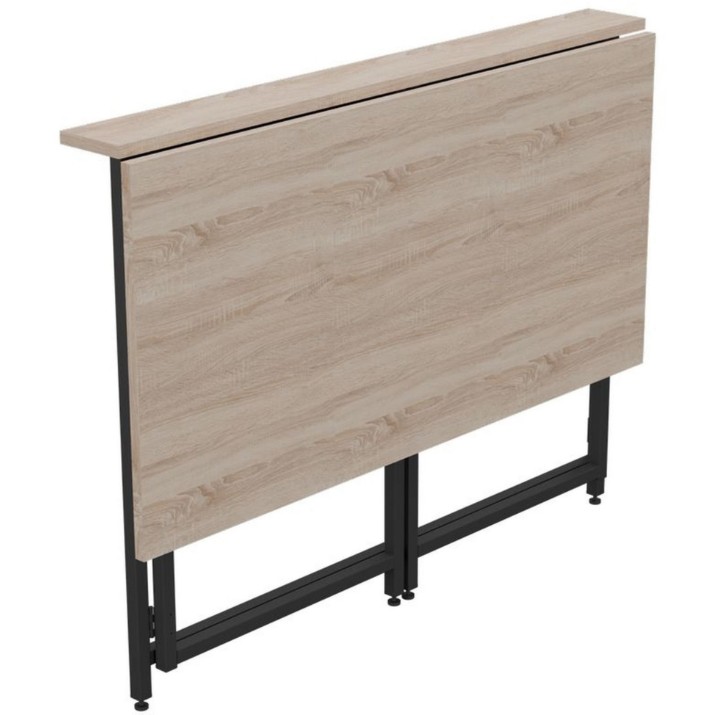 Письменный стол AMF FOLD Black/Sonoma 100x60