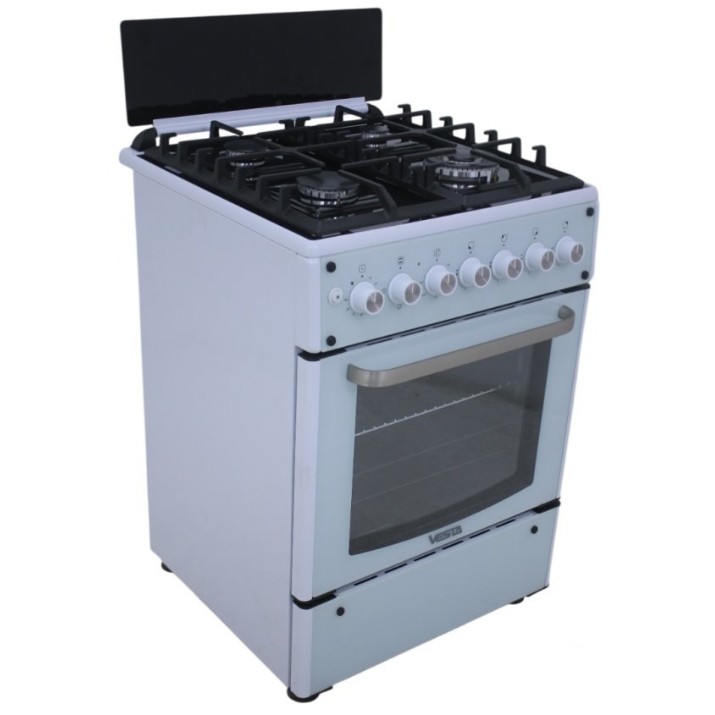 Газовая плита Vesta GC-E6060FCTg/WH