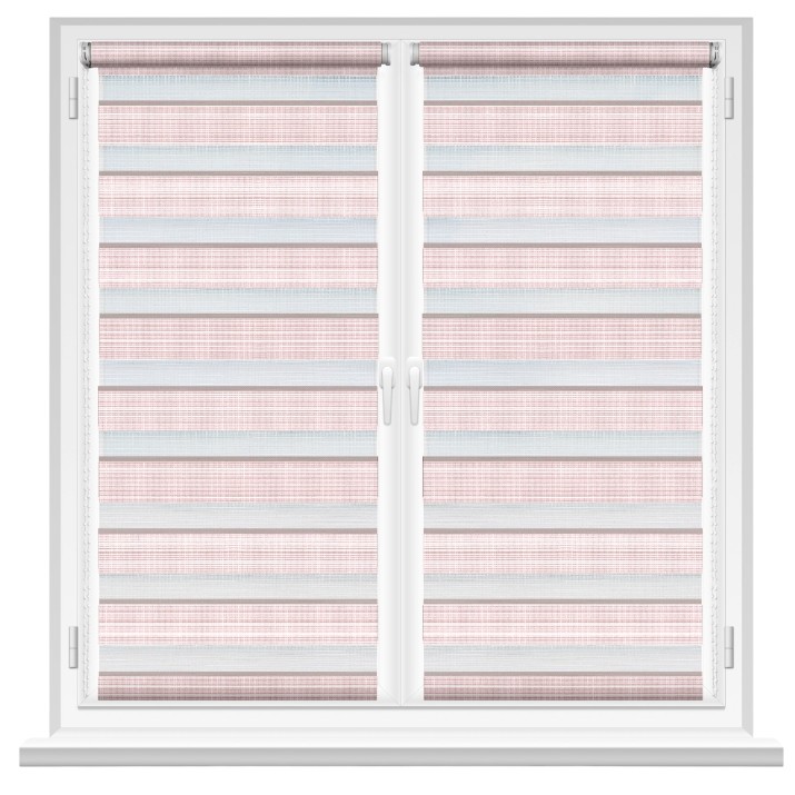 Рулонные шторы Msrolls Day Night Grizzle 014/9 Pink 0.70x1.70m