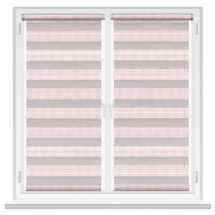 Рулонные шторы Msrolls Day Night Grizzle 014/9 Pink 0.70x1.70m