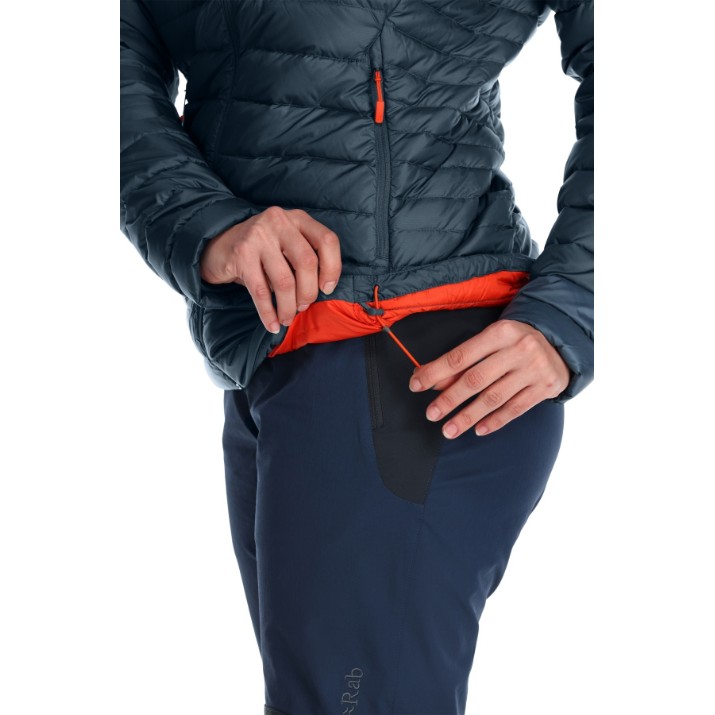 Женская куртка Rab Microlight Alpine Long 08 Orion Blue