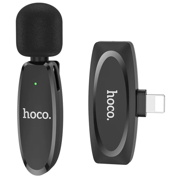 Microfon Hoco L15 Lightning Black