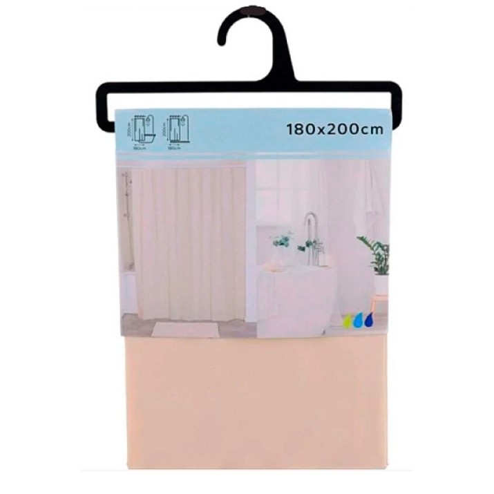 Занавеска для ванной Tendance Beige 180x200cm (55697)