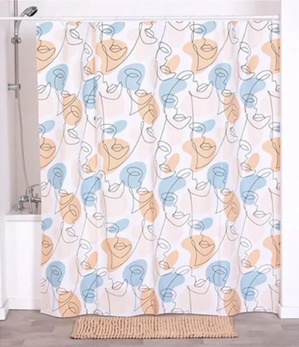 Занавеска для ванной Tendance Mathis 180x180cm (55685)