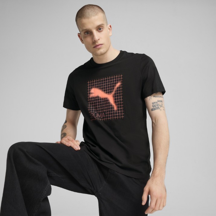 Tricou bărbătesc Puma Pumatech Graphic Tee Puma Black, s.S