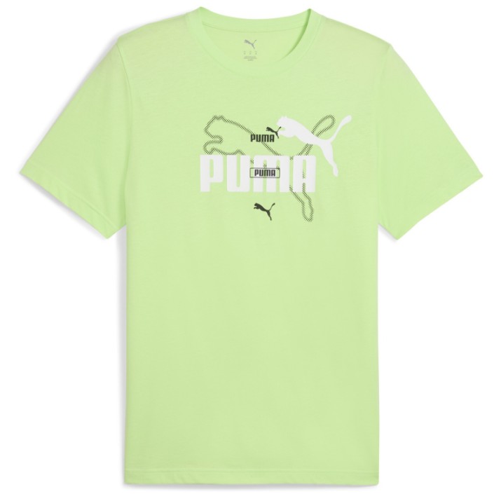Мужская футболка Puma Ess Logo Lab Summer Tee Spring Fern, s.L