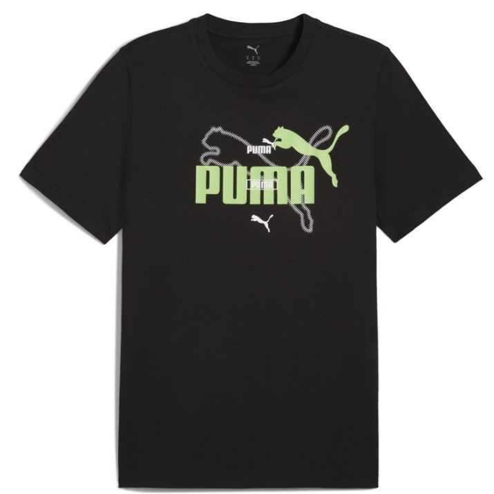 Tricou bărbătesc Puma Ess Logo Lab Summer Tee Puma Black, s.M