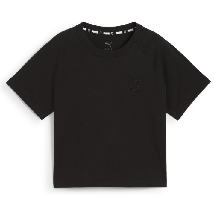 Женская футболка Puma Pivot Baby Cropped Puma Black, s.XS