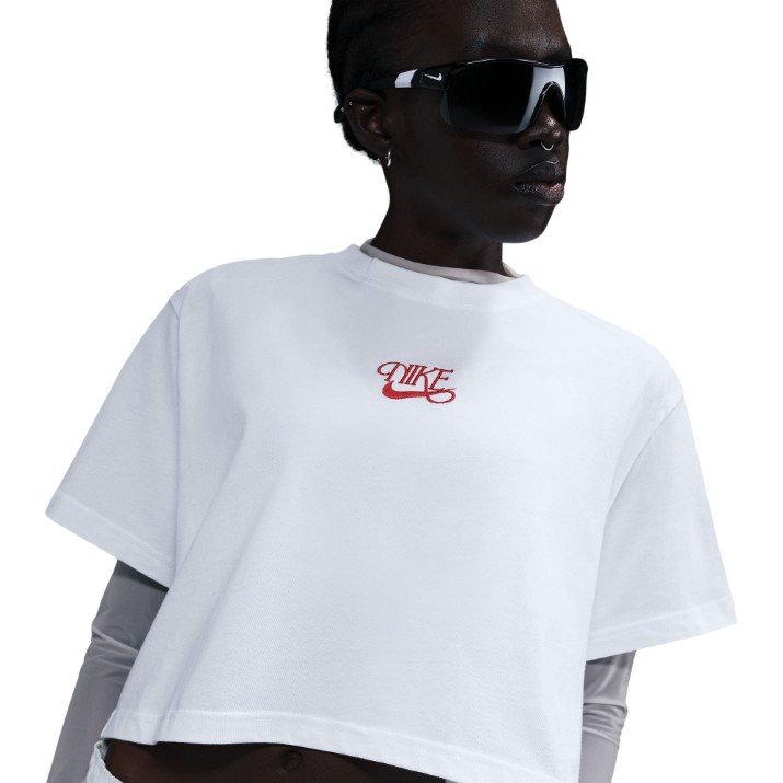 Женская футболка Nike W Nsw Ss Crop Tee Iwd White, s.XL