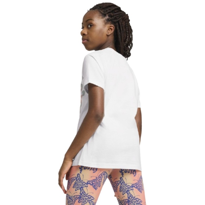 Детская футболка Puma Butterfly Vibe Logo Tee G Puma White, s.164