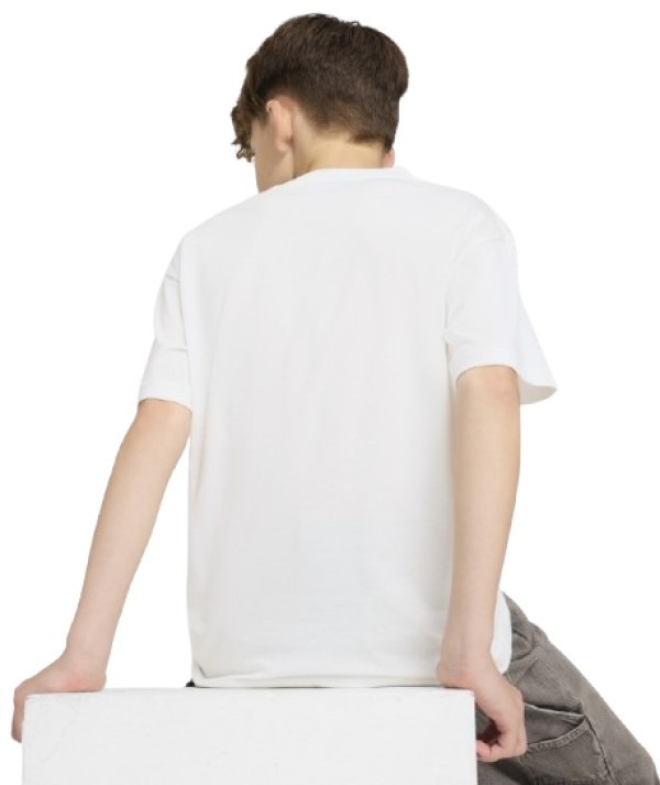 Детская футболка Puma Graphics Puma Tee III B Puma White, s.140