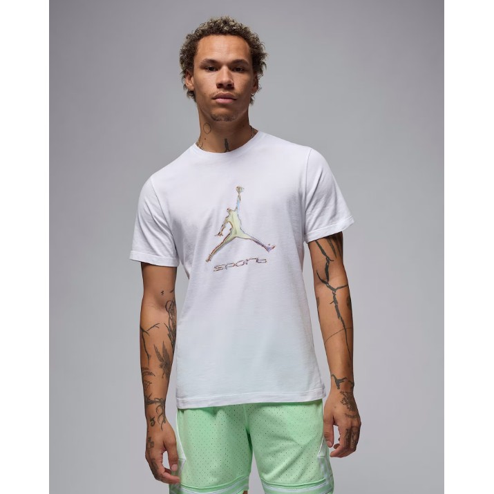Tricou bărbătesc Nike M Jordan Sprt Df Gfx Ss Crew White/Black, s.L