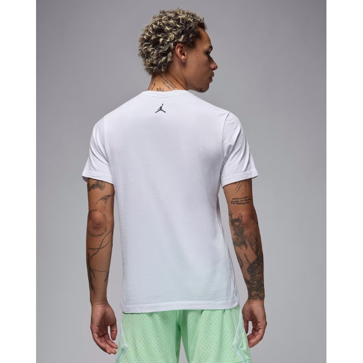 Мужская футболка Nike M Jordan Sprt Df Gfx Ss Crew White/Black, s.XL