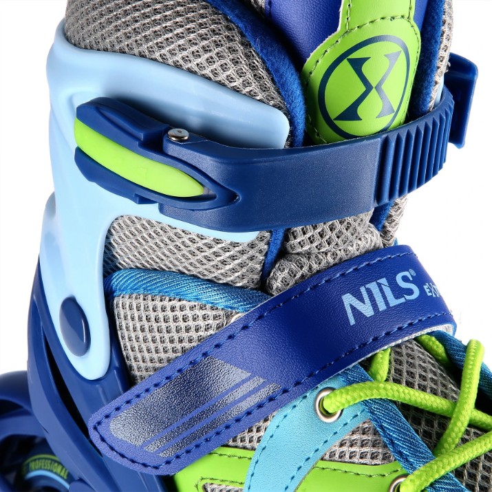 Роликовые коньки Nils s.35-38 Blue/Green (NJ1828A)