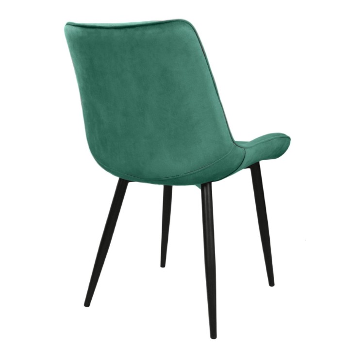 Scaun Deco Hans Green/Black Legs HLR57