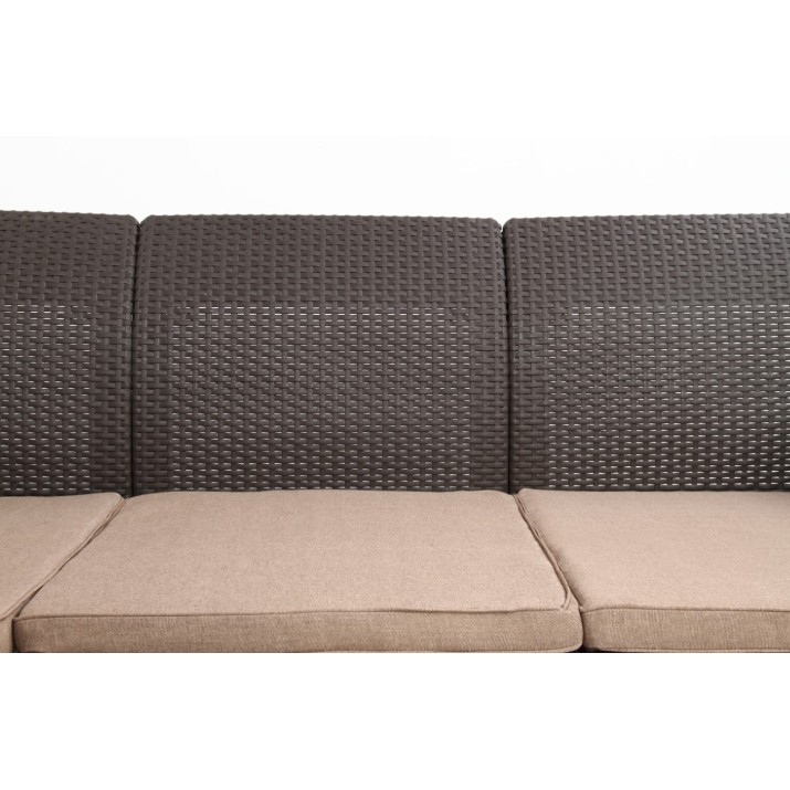 Садовый диван Keter Corfu Relax Brown (258950)
