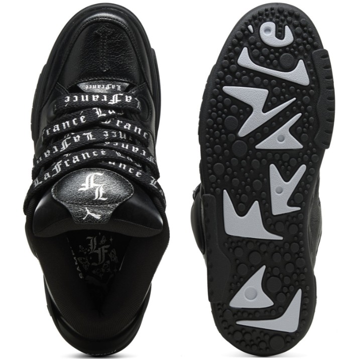 Adidași pentru bărbați Puma La France Black Chrome Puma Black/Silver Mist/Silver, s.41