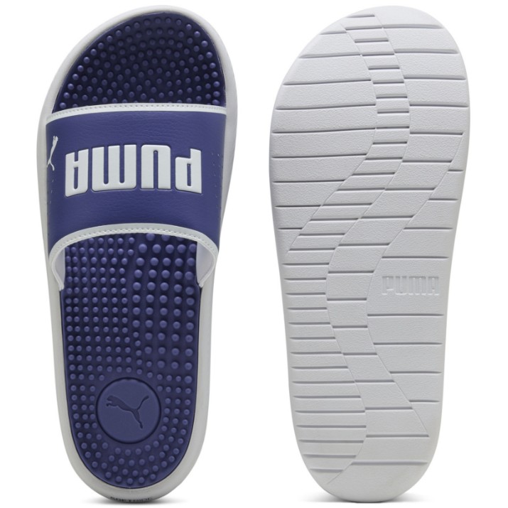 Шлёпанцы мужские Puma Softride Slide Massage Blue Crystal/Puma White, s.42