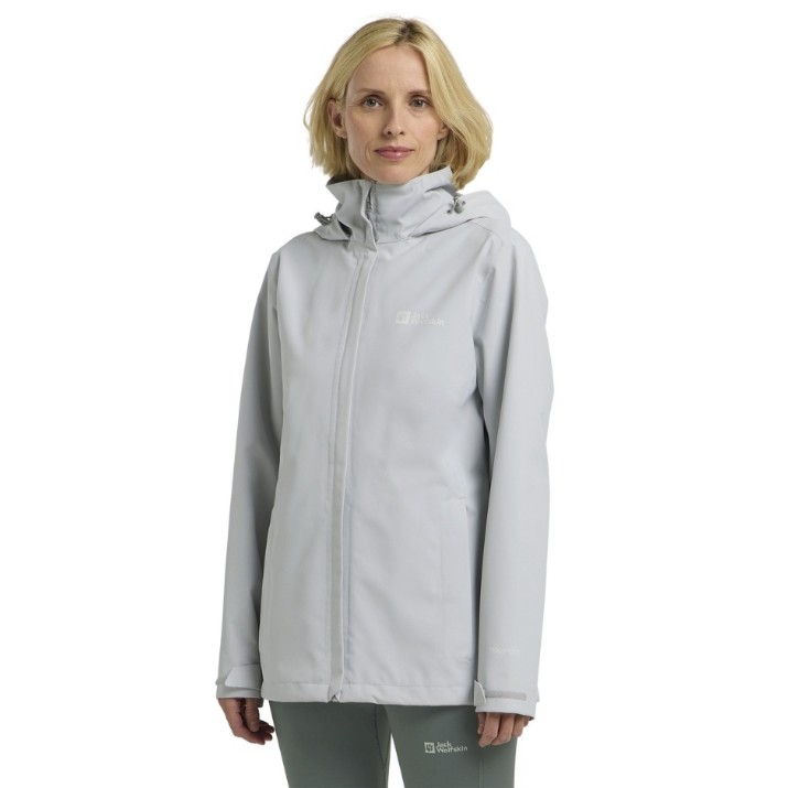 Jachetă de damă Jack Wolfskin Trailtime 2L Jkt W Cool Grey, s.XS