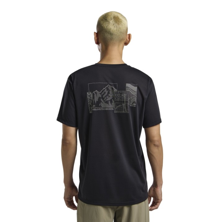 Мужская футболка Jack Wolfskin Vonnan Graphic T M Explore Phantom, s.L