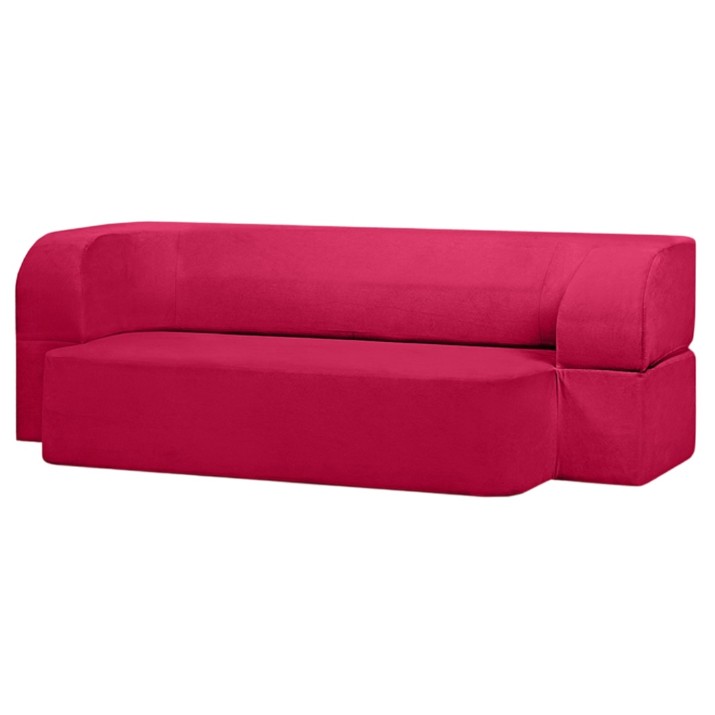 Canapea fără ramă Edka Meteor 200x160x32 P17 Pink Raspberry