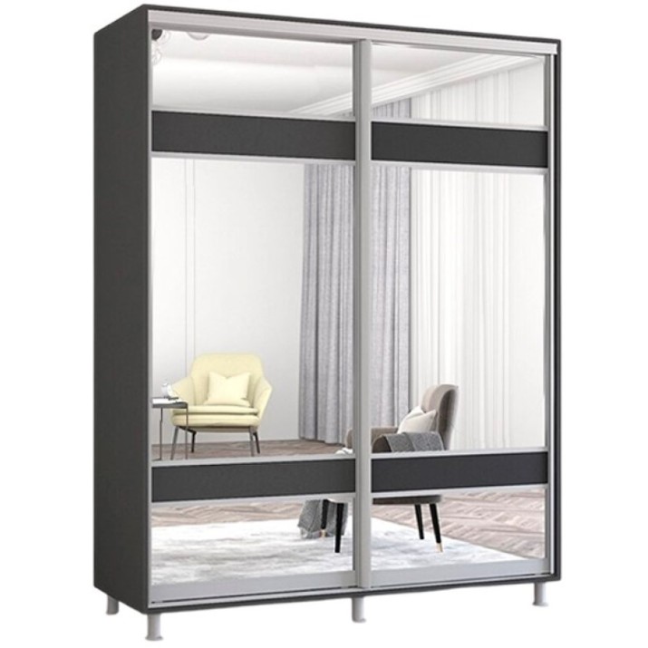 Шкаф-купе Mobildor-Lux Aron 180x230 Anthracite (aron2021) K3