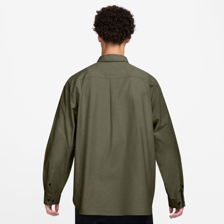 Мужская рубашка Nike M Nk Club Ls Oxford Os Medium Olive, s.XL