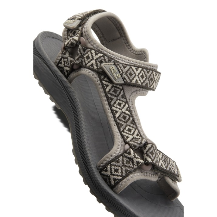 Sandale de dame Jack Wolfskin Wave Breaker W Cold Coffee, s.38