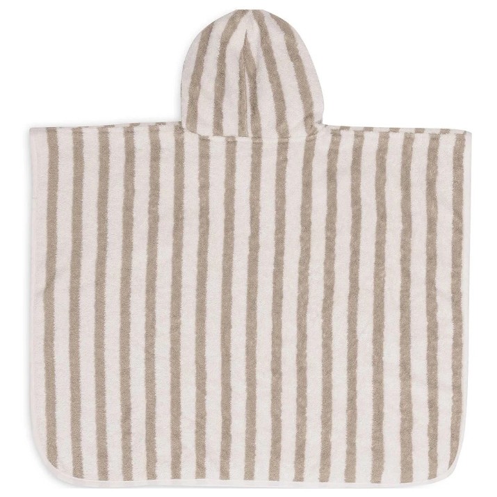 Детское пончо Jollein Stripe Terry Olive Green GOTS (533-550-67058)