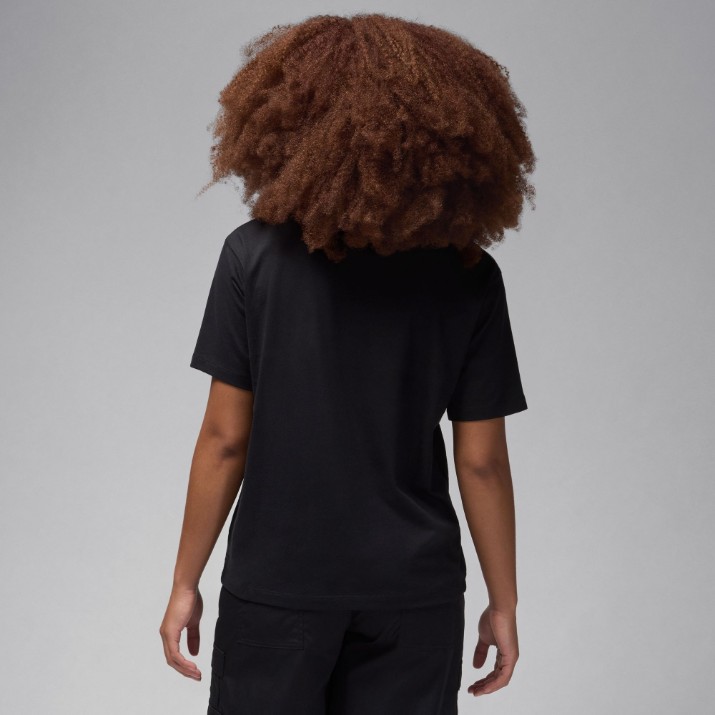 Женская футболка Nike W Jordan Essen Gf Tee Core 23 Black/White, s.L
