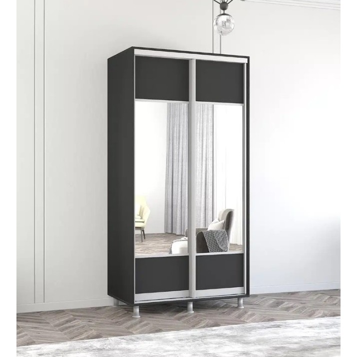 Шкаф-купе Mobildor-Lux Aron-P 120x220 Anthracite (aronp2898) K1